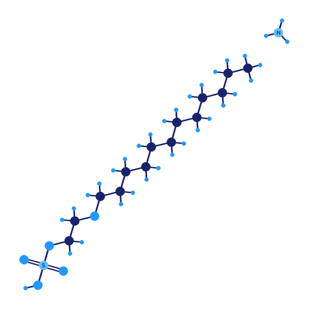 Ammonium Lauryl Ether Sulfate molecular structure