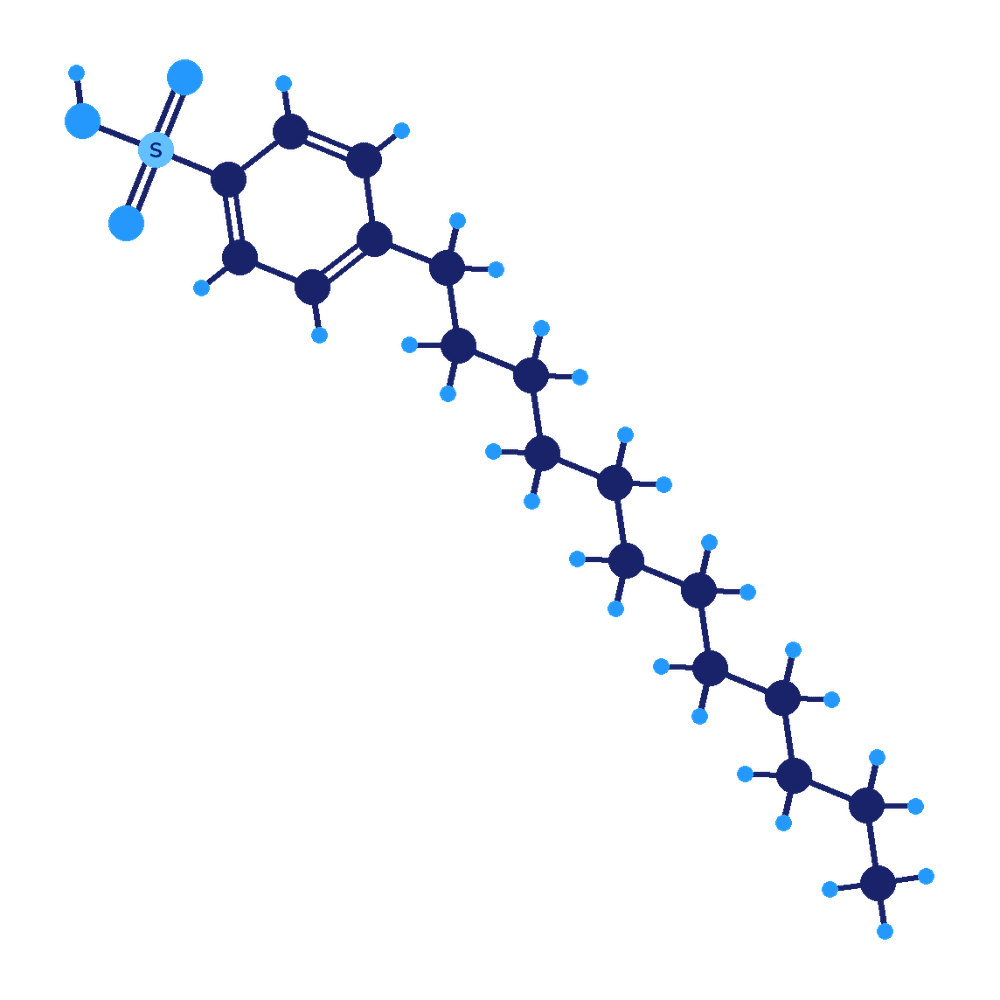 Linear Alkyl Benzene Sulfonic Acid molecular structure