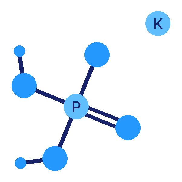 Monopotassium Phosphate molecular structure