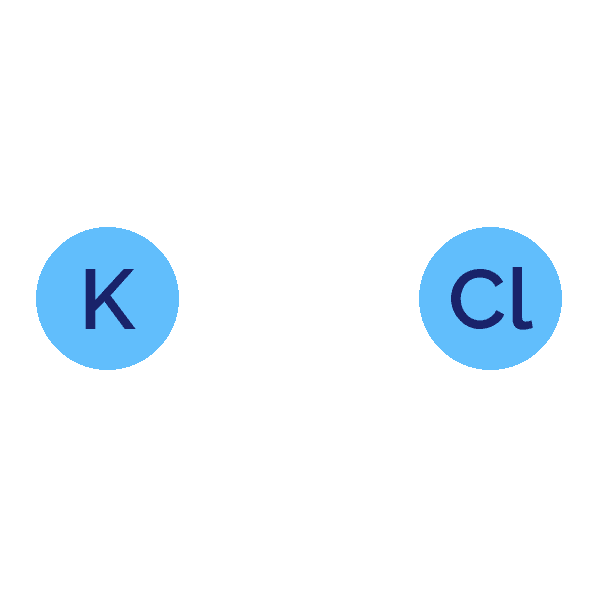 Potassium Chloride molecular structure
