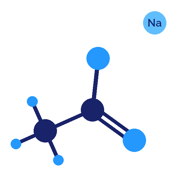 Sodium Acetate molecular structure