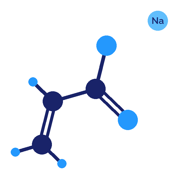 Sodium Acrylate molecular structure