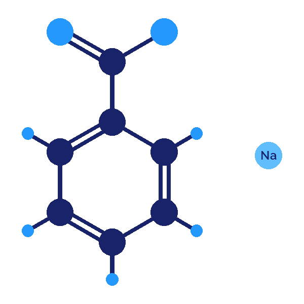 Sodium Benzoate molecular structure