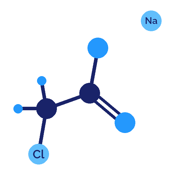 Sodium Monochloroacetate molecular structure
