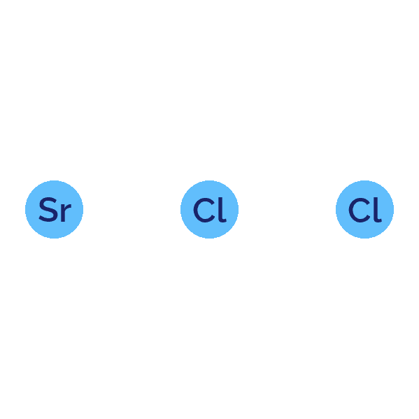 Strontium Chloride molecular structure