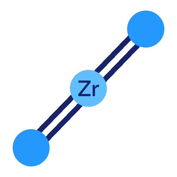 Zirconium Oxide molecular structure