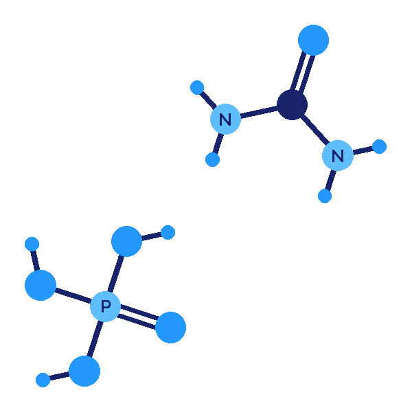 Urea Phosphate molecular structure