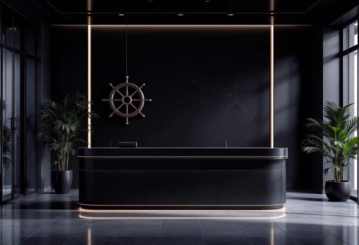 image of office reception area (for a maritime service)