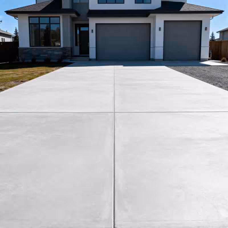 A resurfaced concrete driveway in spokane WA