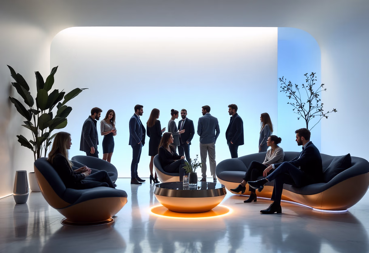 image of people networking (for a pr firm)