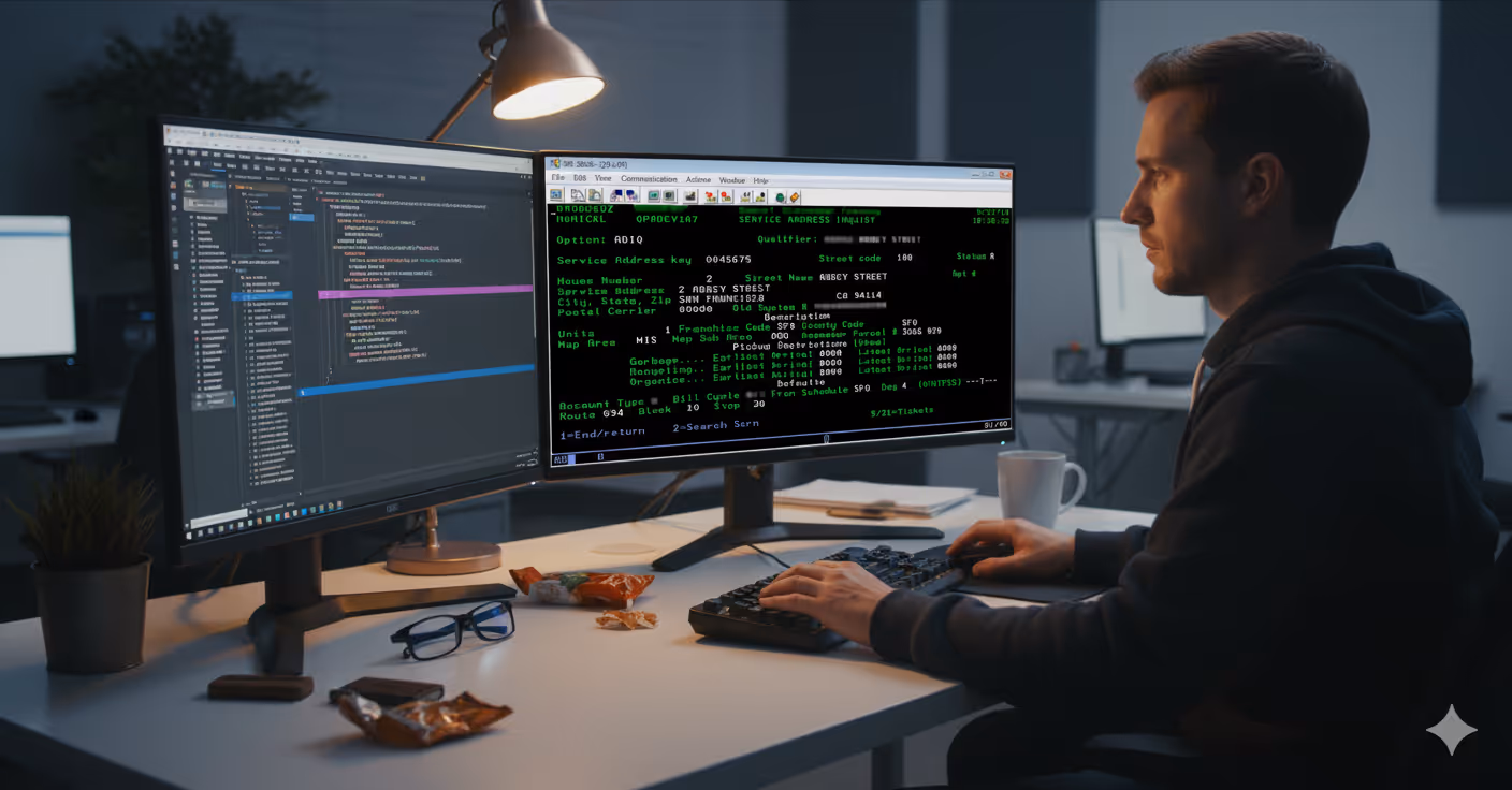 A legacy application developer maintaining the system