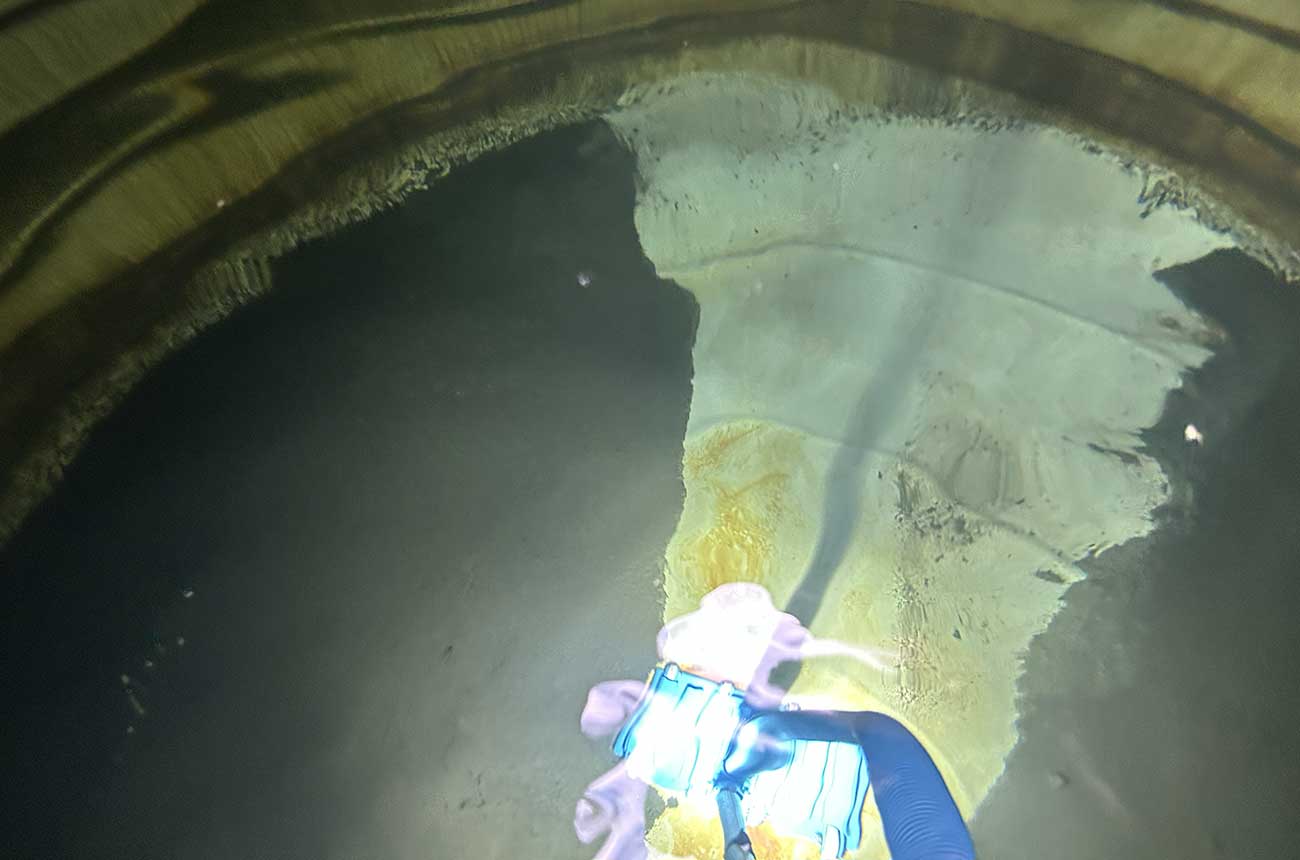 half clean poly tank cooroibah