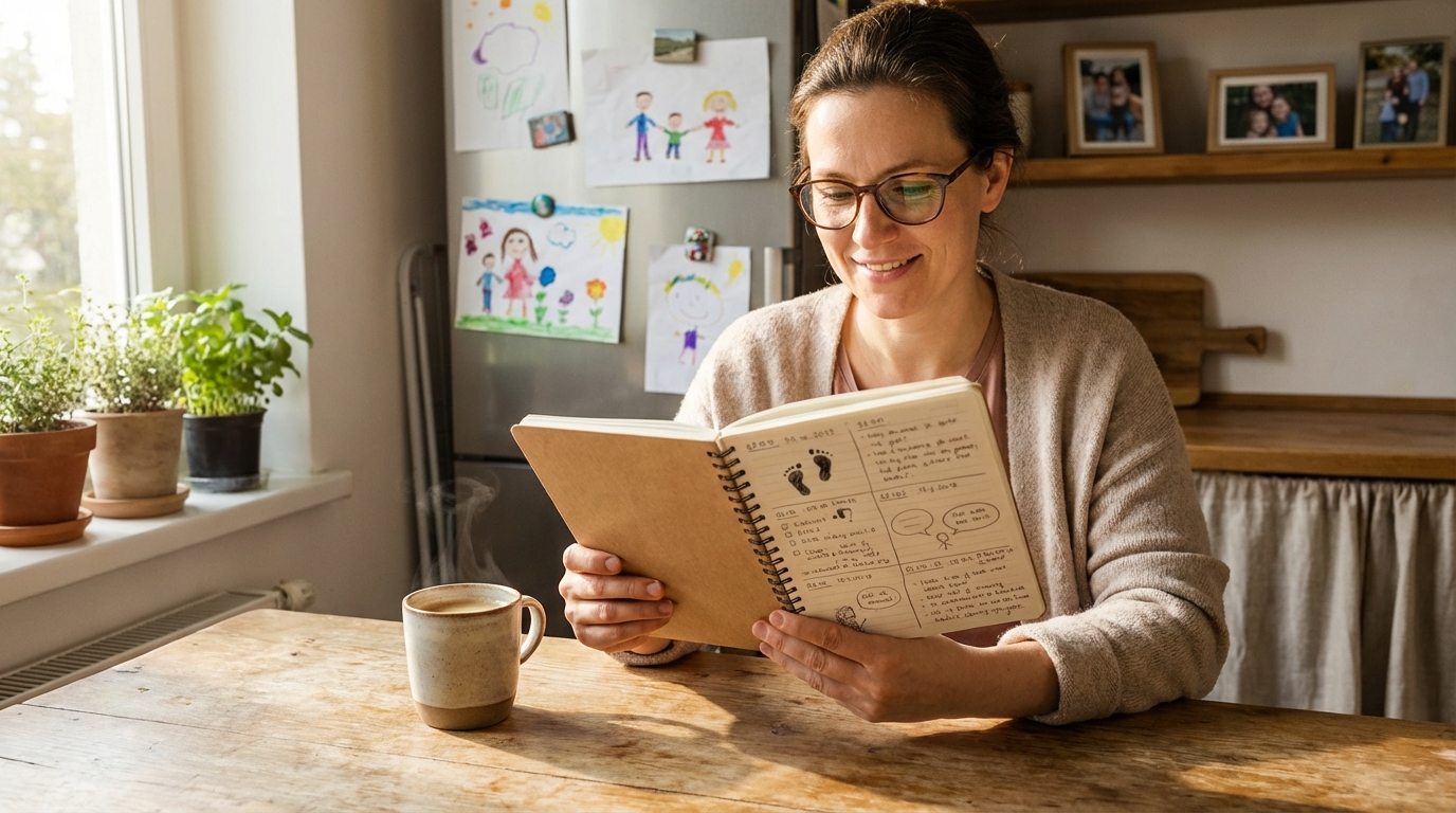 Illustration representing Monitor Milestones and Adjust Family Participation