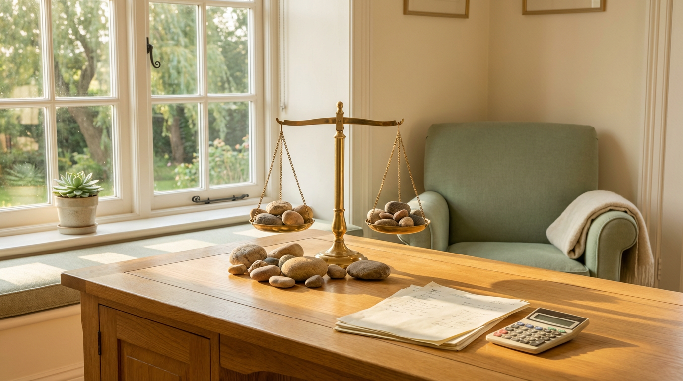 Illustration representing Weighing Costs, Risks, and Long-Term Value