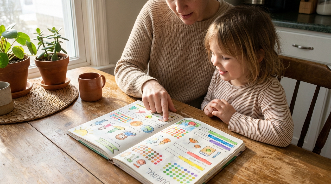 Illustration representing Regular Progress Monitoring and Family Communication