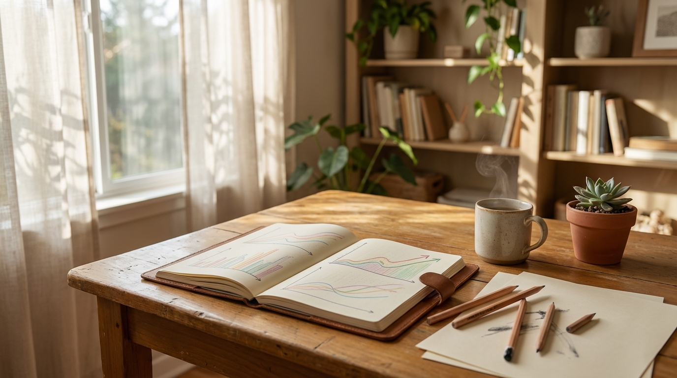 Illustration representing Tracking Progress and Adjusting for Success