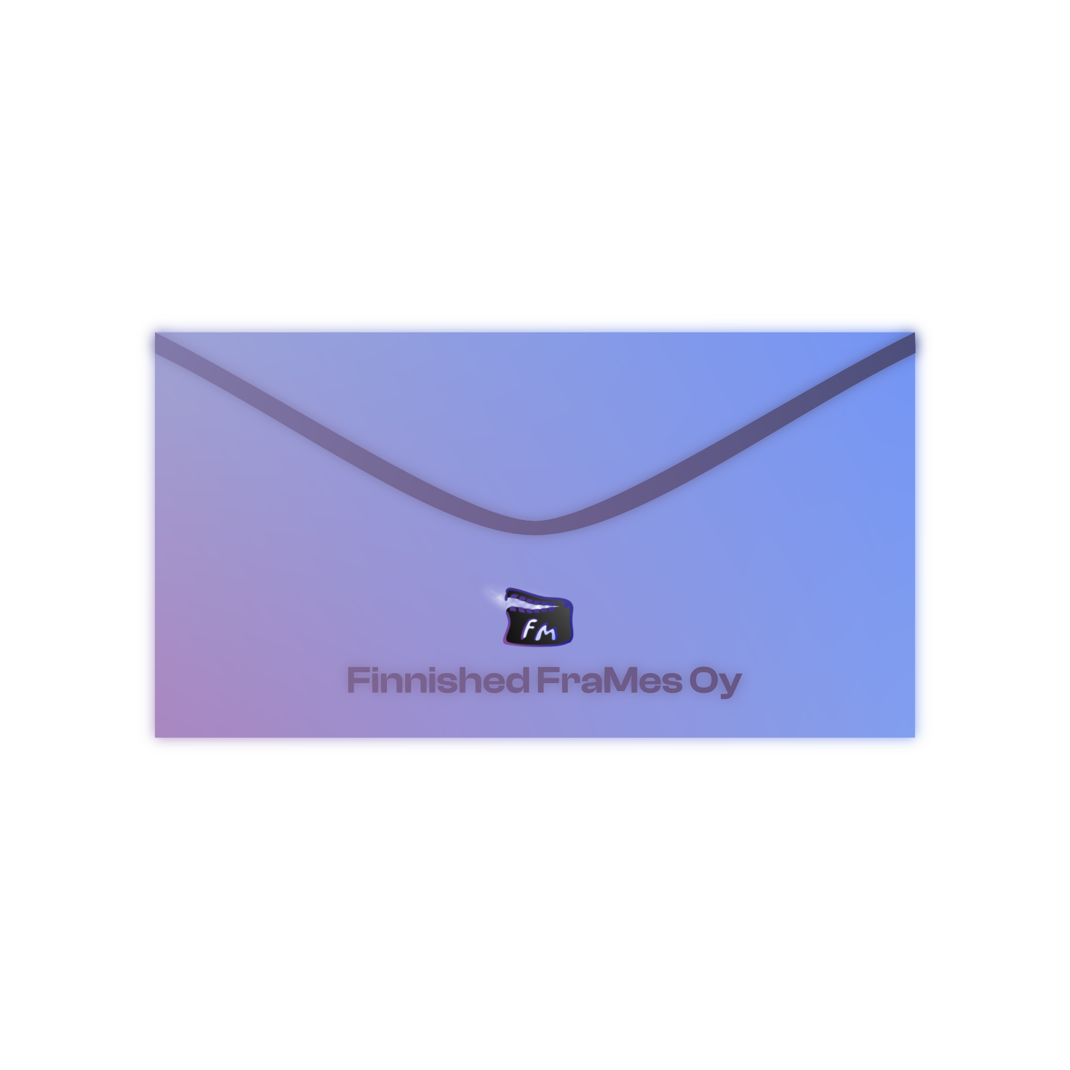 Tämä kirjekkuori esittää yhteydenottoa tai sähköpostiviestiä