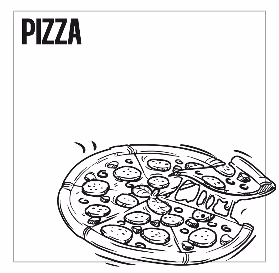 An icon of pizza