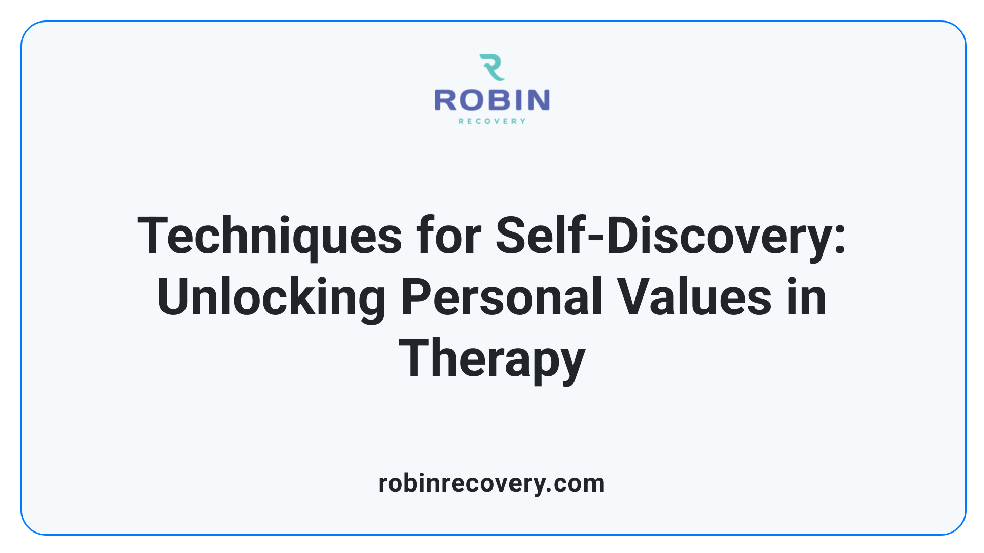 Techniques for Self-Discovery: Unlocking Personal Values in Therapy