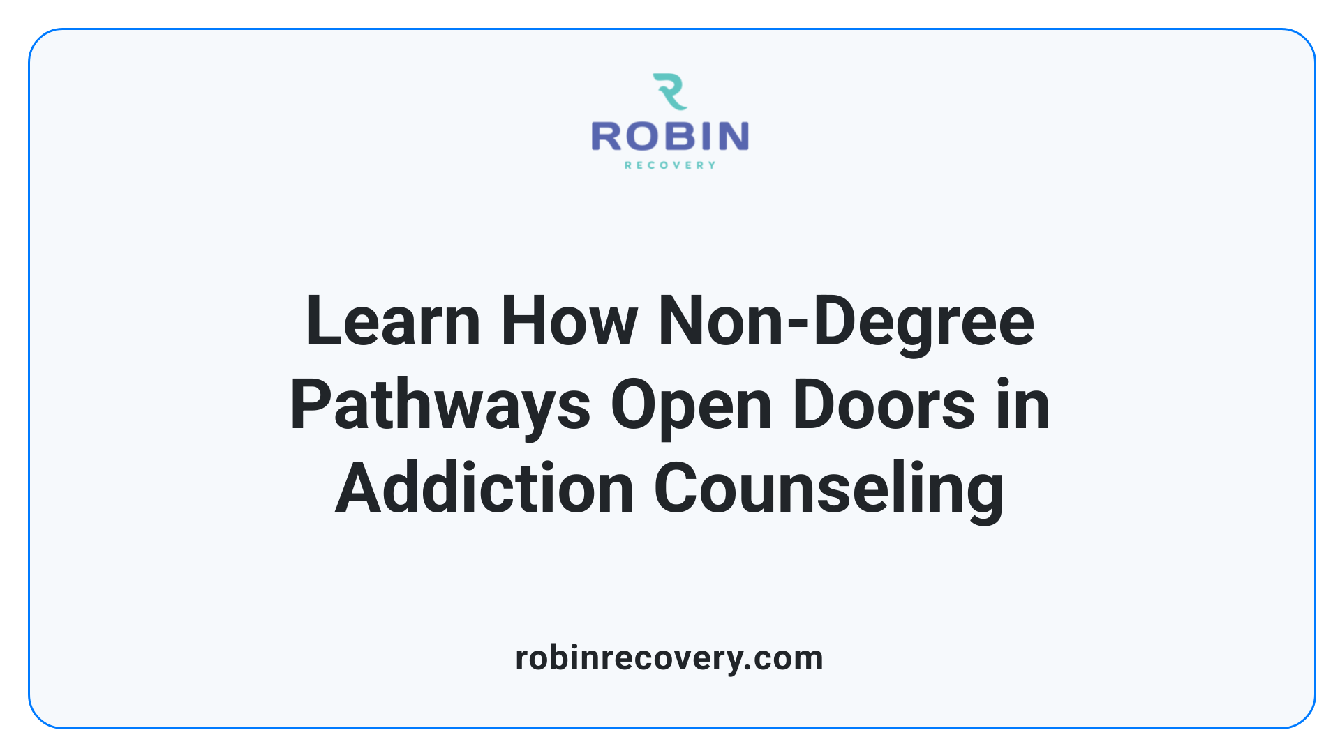 Learn How Non-Degree Pathways Open Doors in Addiction Counseling