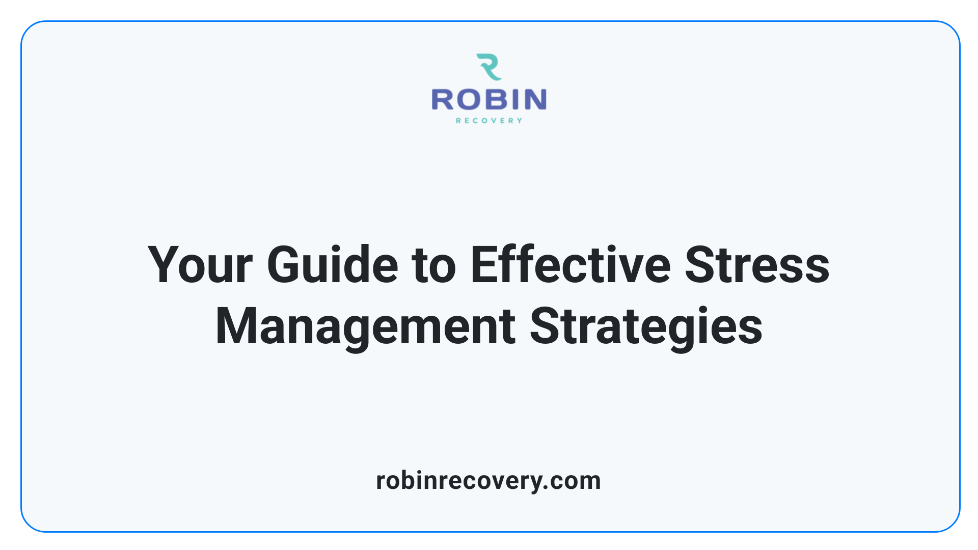Your Guide to Effective Stress Management Strategies