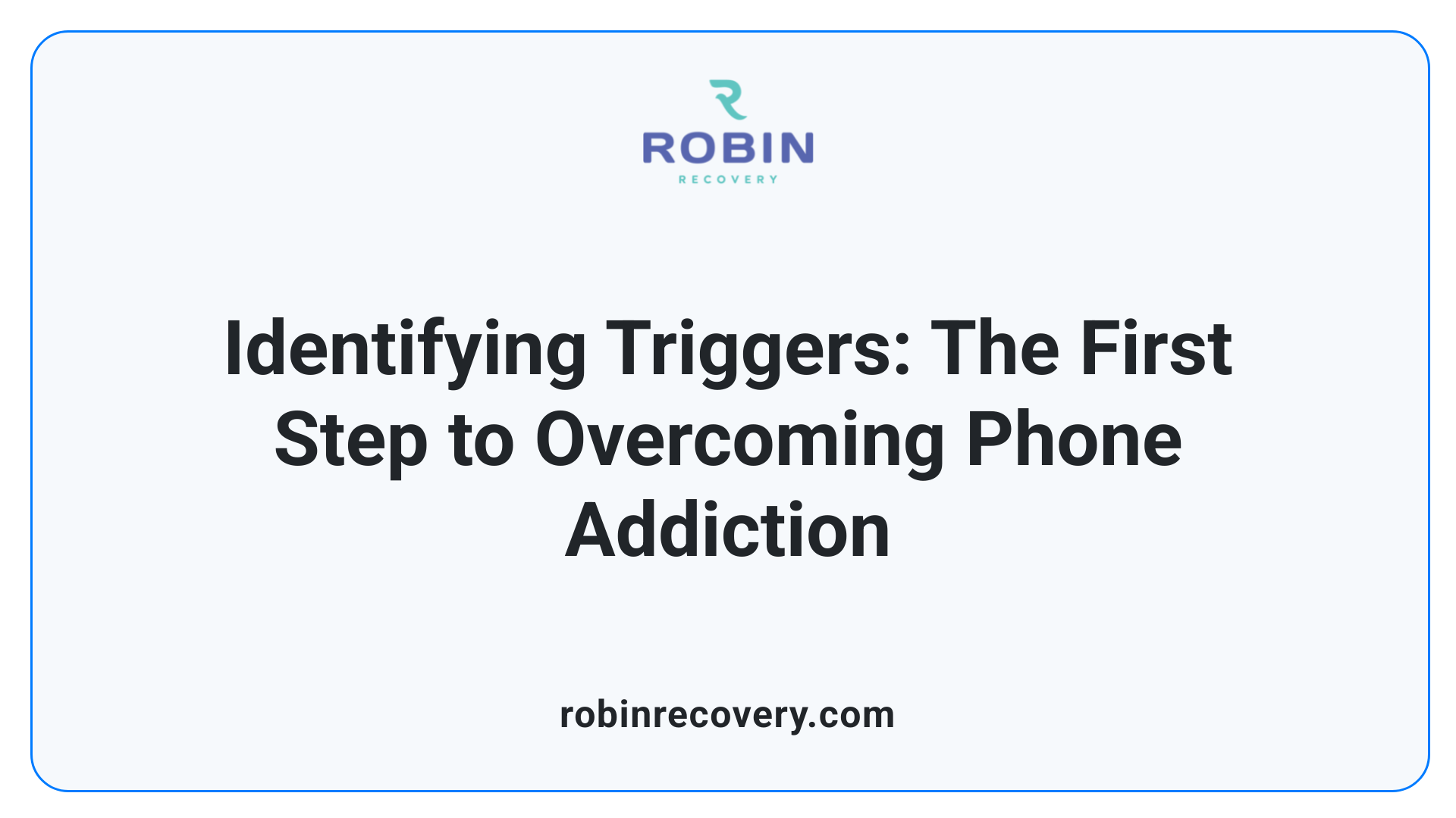 Identifying Triggers: The First Step to Overcoming Phone Addiction