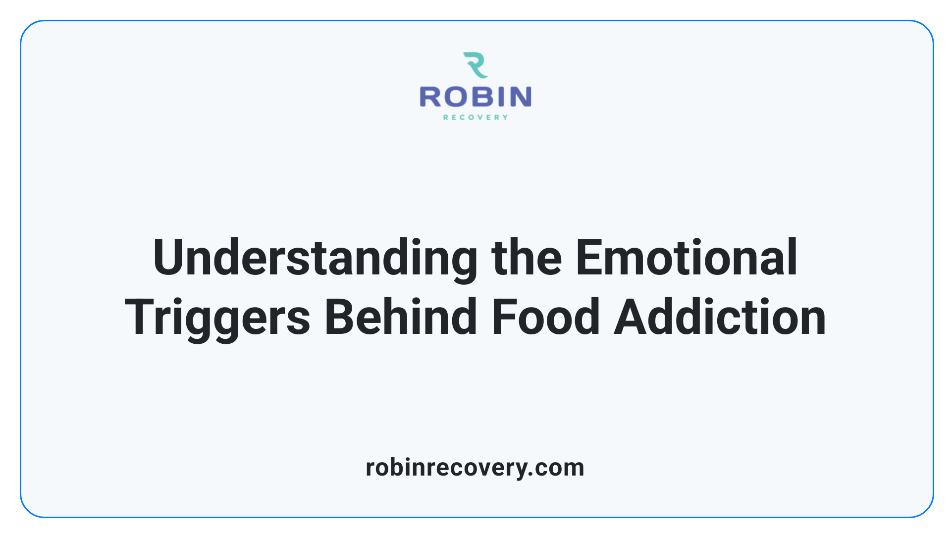 Understanding the Emotional Triggers Behind Food Addiction