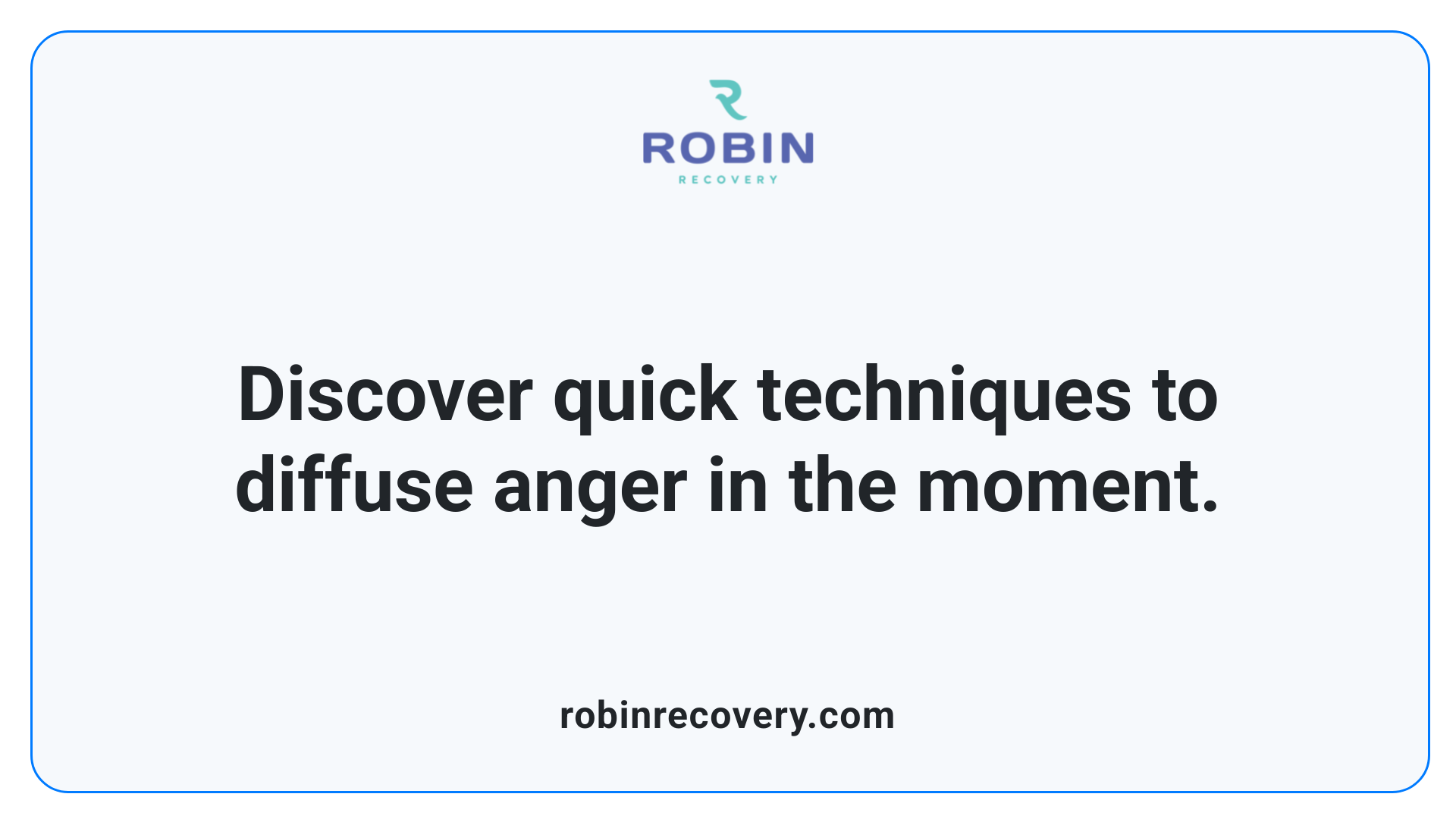 Discover quick techniques to diffuse anger in the moment.