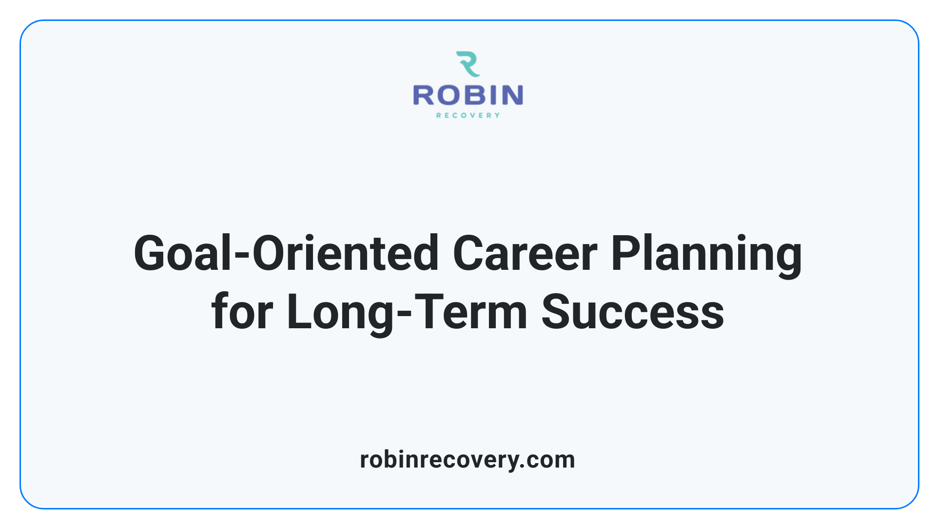 Goal-Oriented Career Planning for Long-Term Success