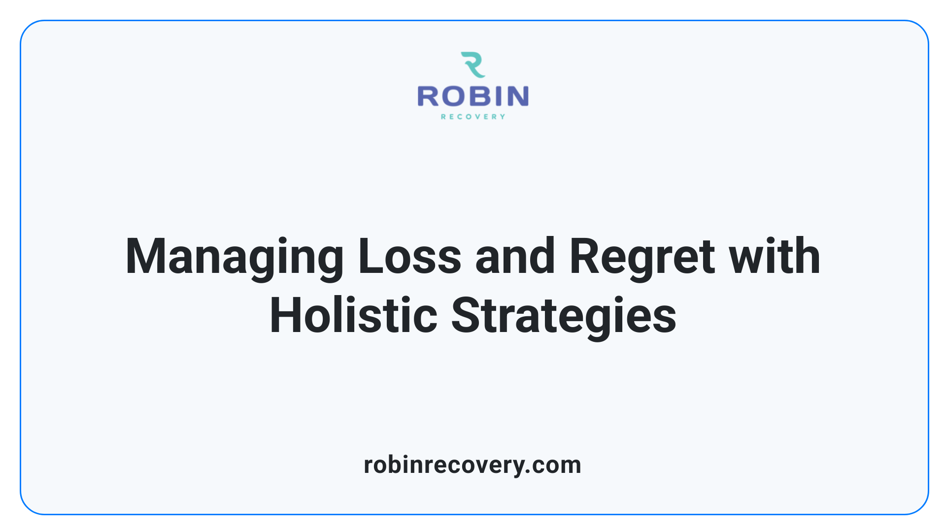 Managing Loss and Regret with Holistic Strategies