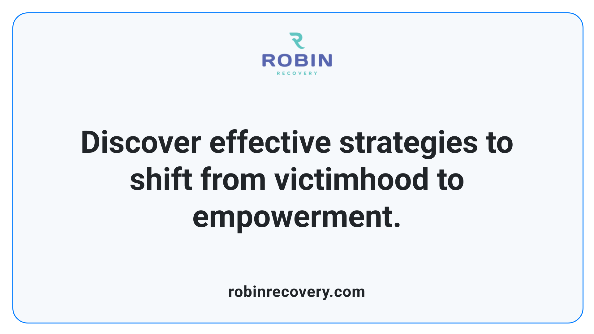 Discover effective strategies to shift from victimhood to empowerment.