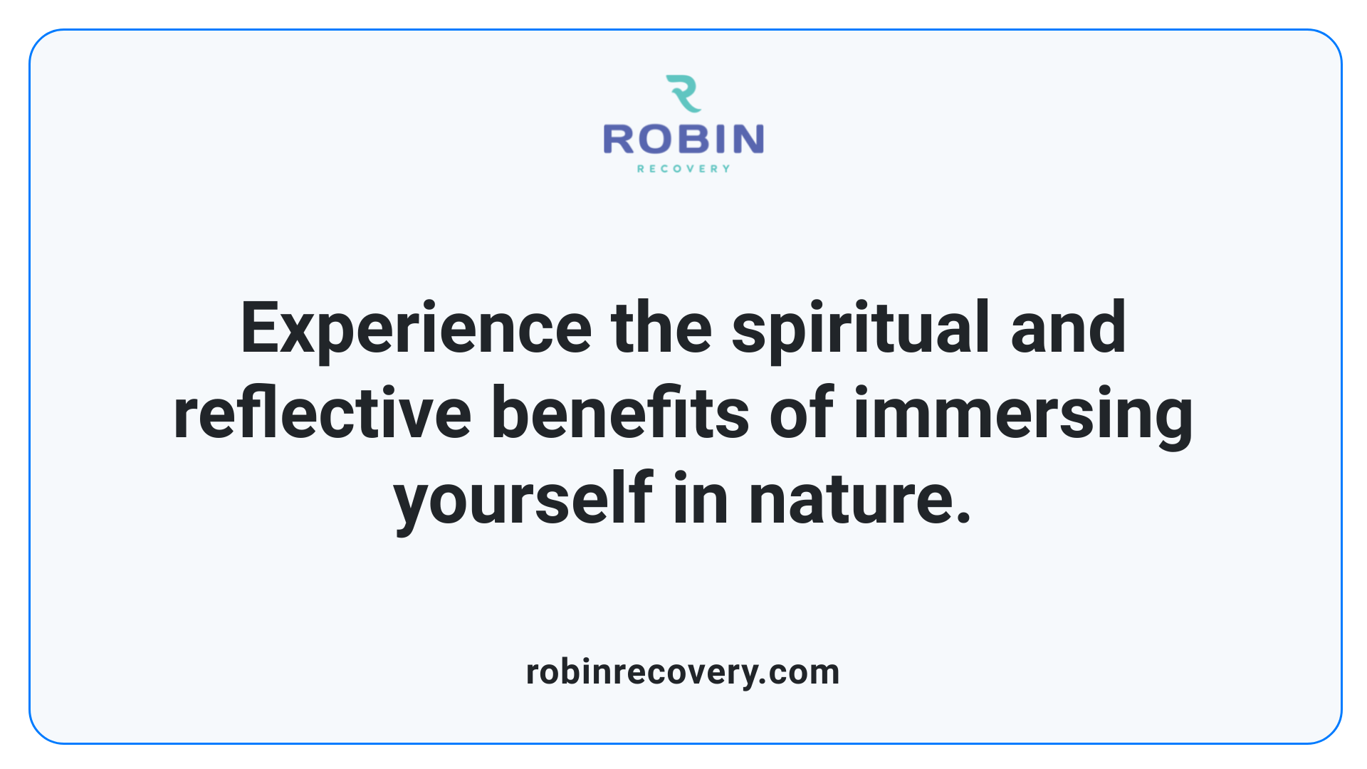 Experience the spiritual and reflective benefits of immersing yourself in nature.