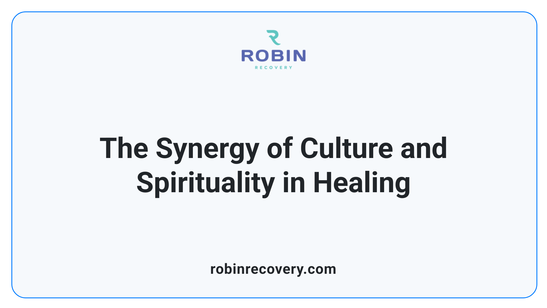 The Synergy of Culture and Spirituality in Healing