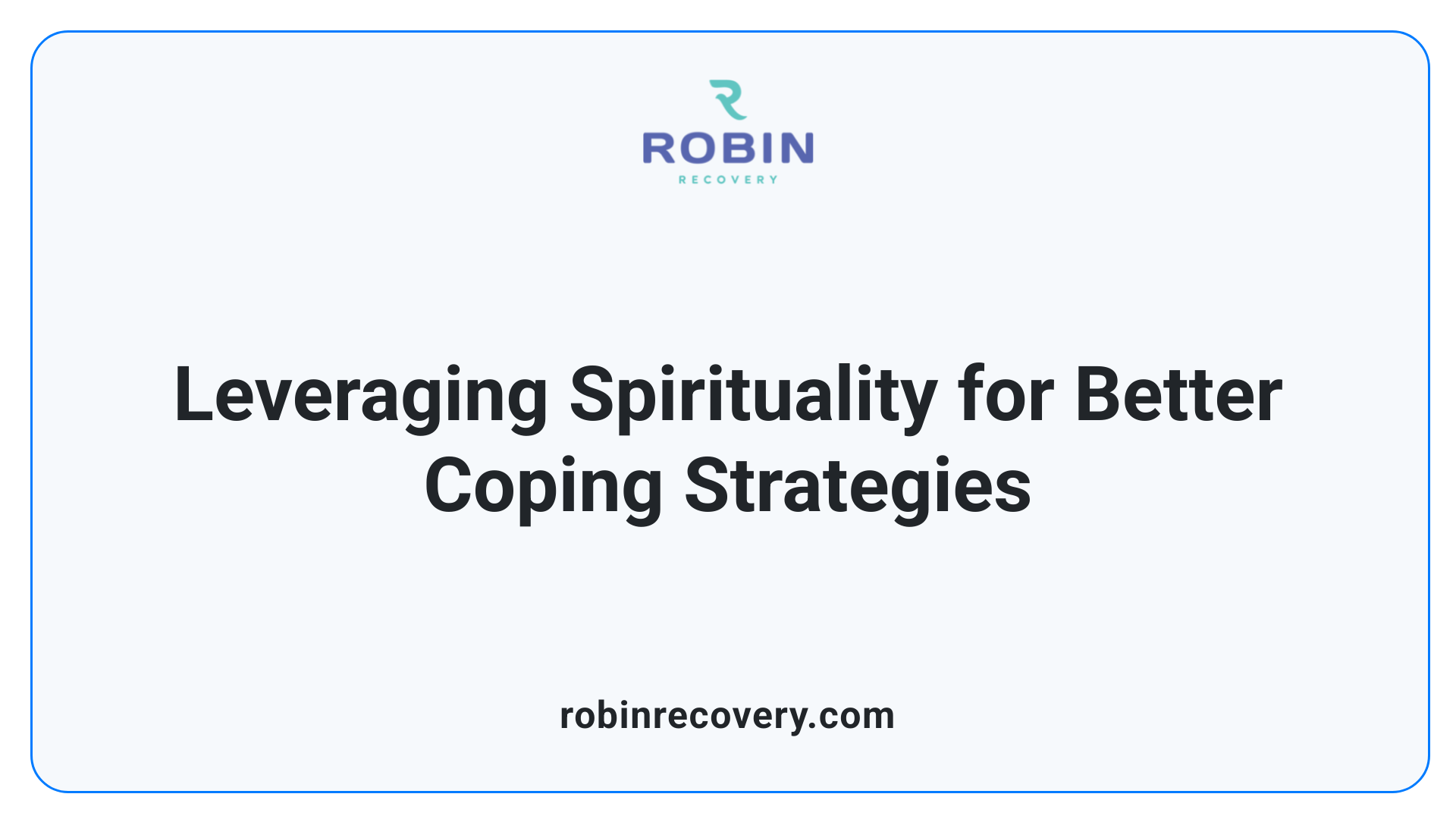 Leveraging Spirituality for Better Coping Strategies