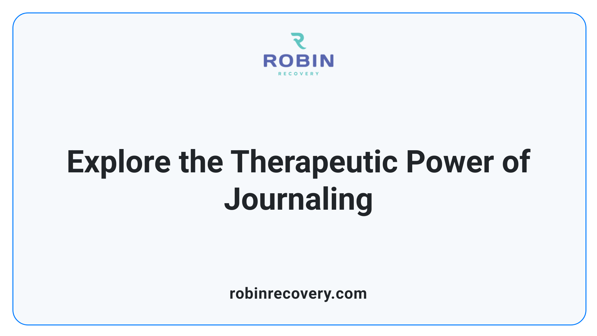 Explore the Therapeutic Power of Journaling
