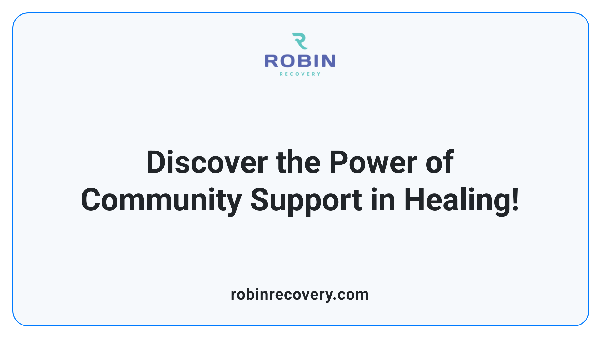 Discover the Power of Community Support in Healing!