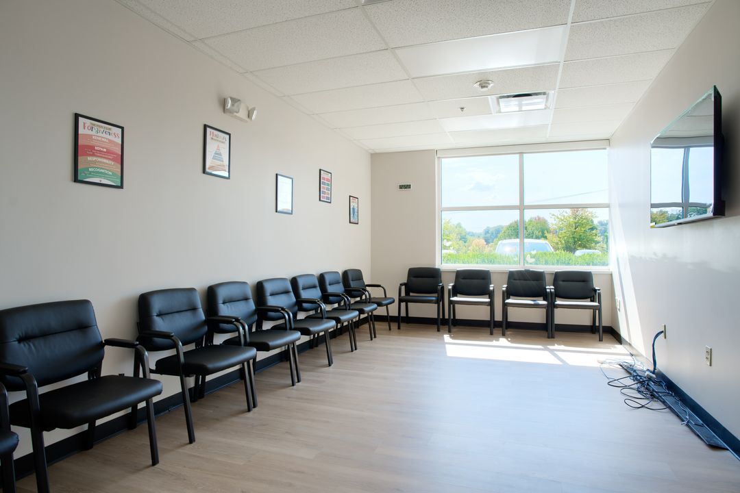 Group room at Robin Recovery in Cleveland, Ohio