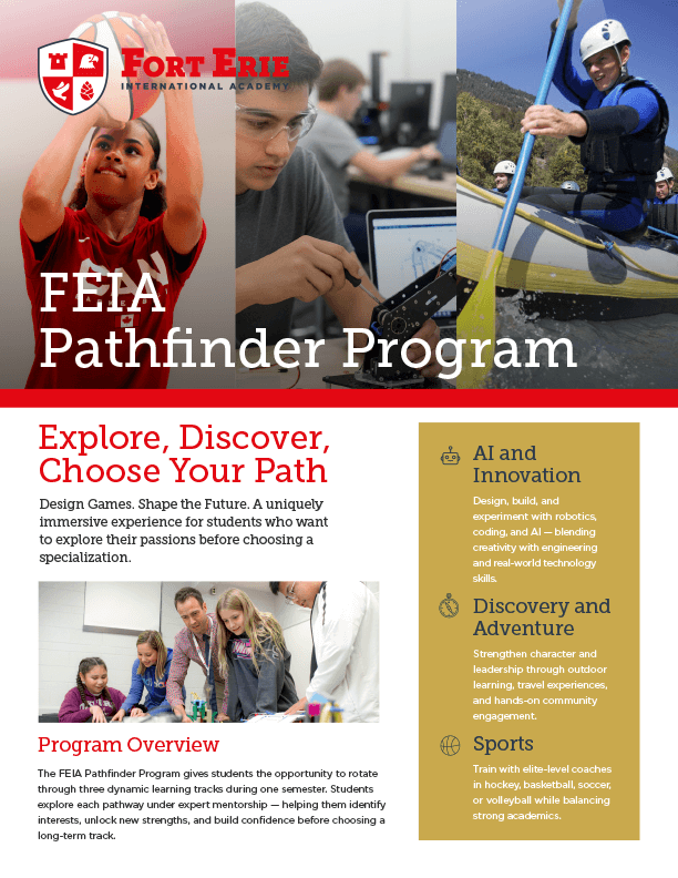 Cover of the FEIA Pathfinder Program flyer