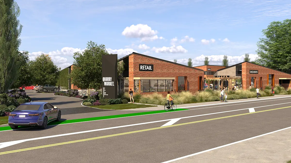 A render of Quarry Market.