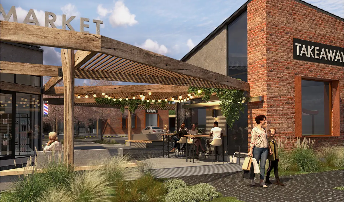 A render of Quarry Market.