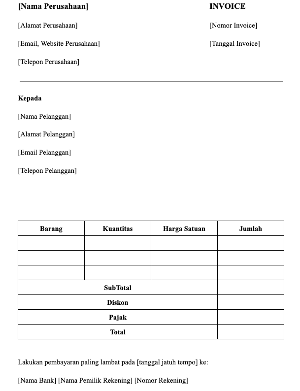 bentuk-invoice