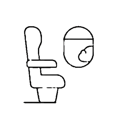 Pan Am comfort seat icon