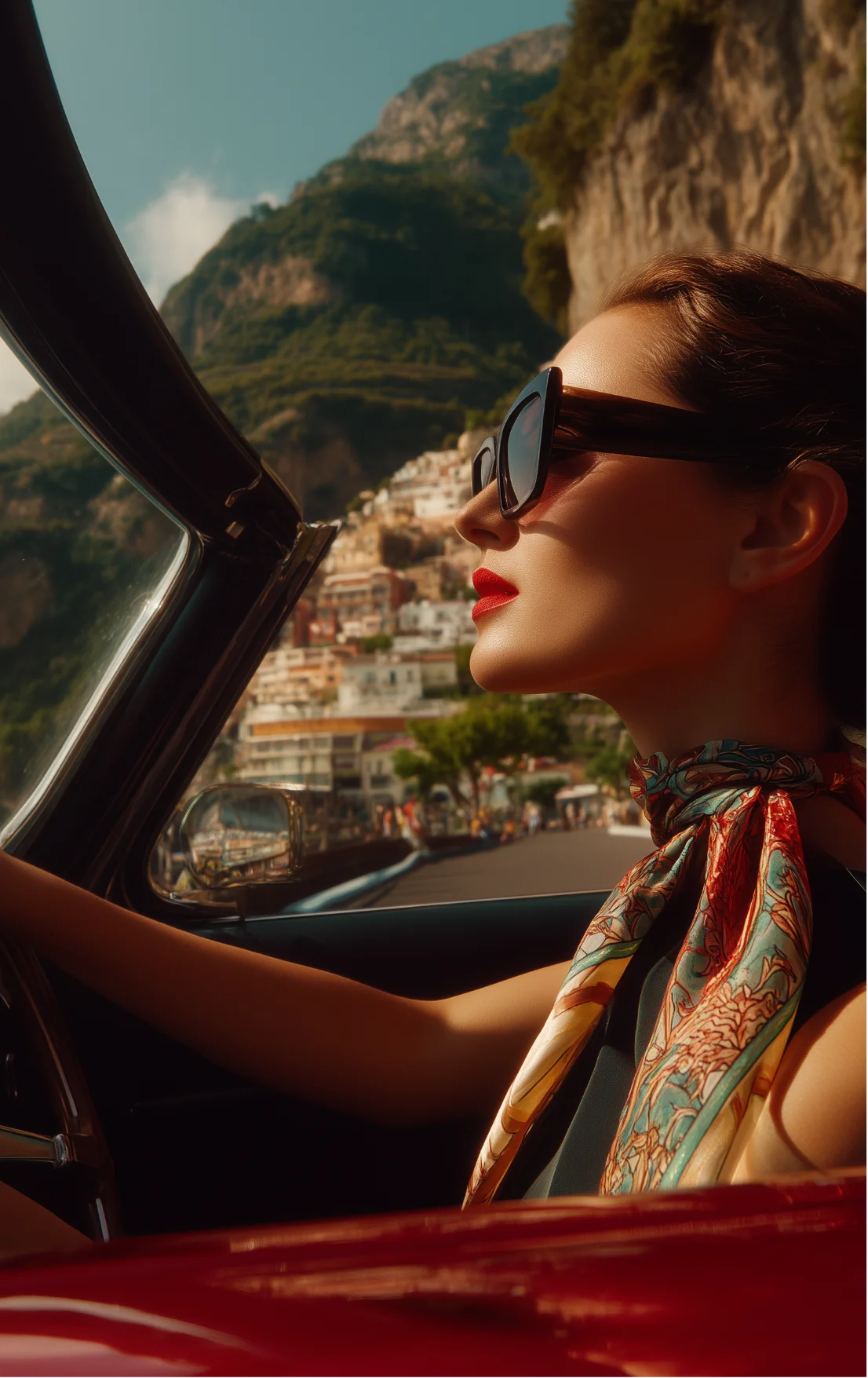 Passenger enjoying a holiday on a Pan Am charter experience