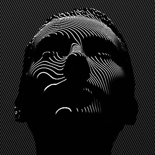 illustration abstraite d'un profil de salarié diversifié avec des formes linéaires