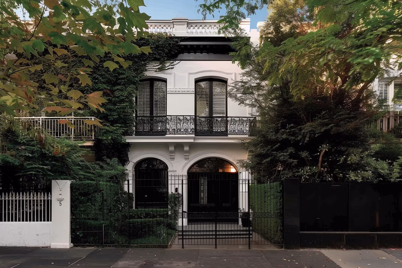Victorian terrace house in Melbourne