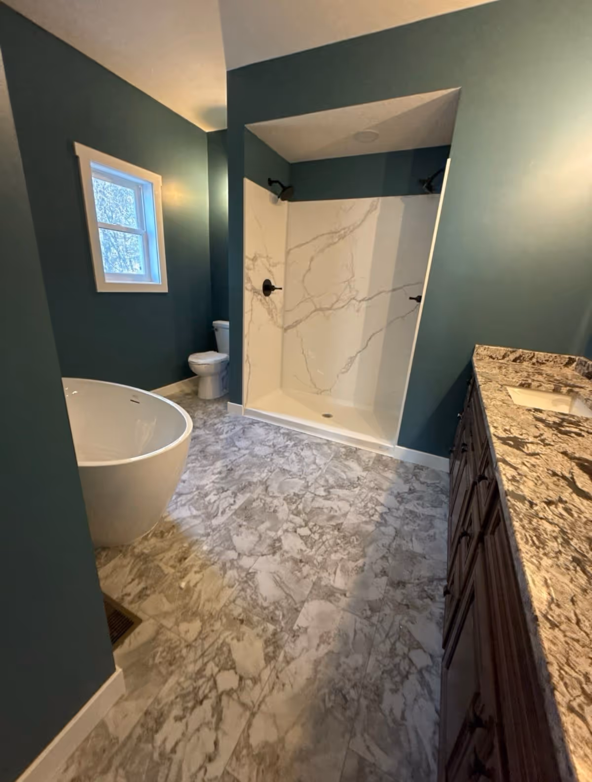 finished bathroom remodel