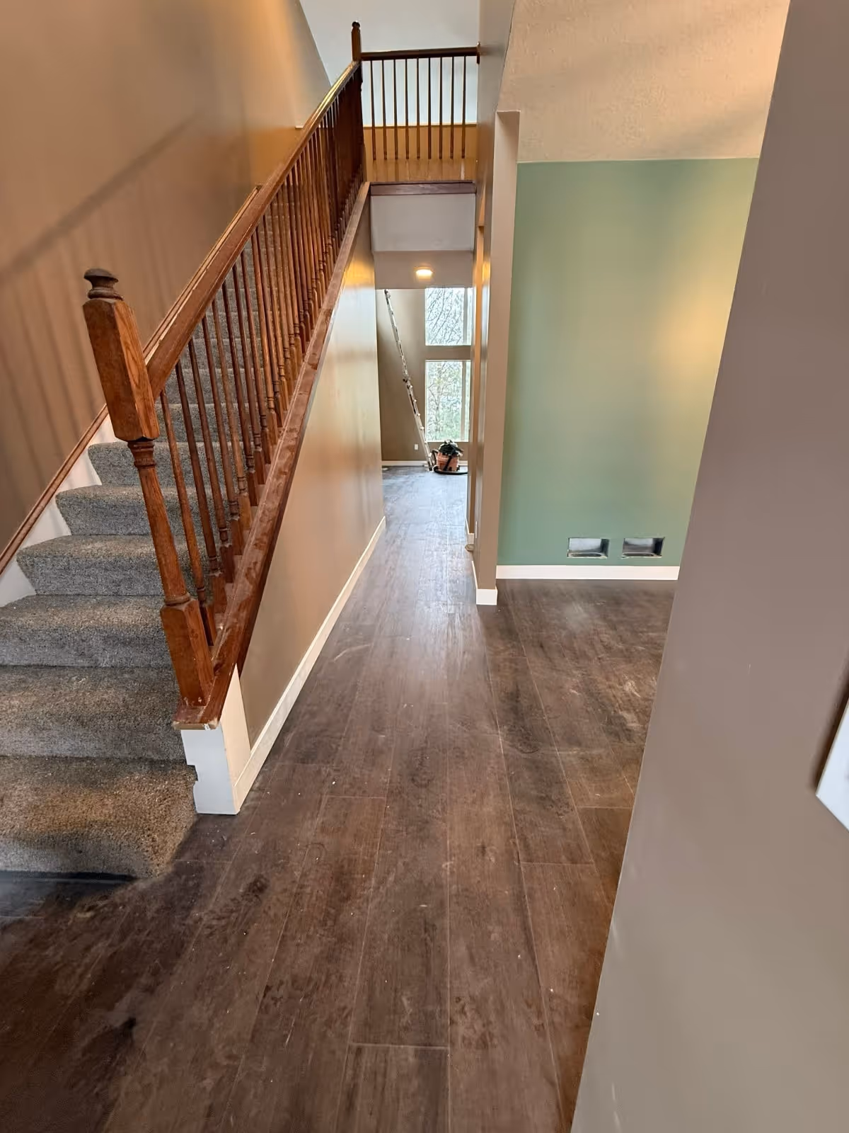 Flooring and painting