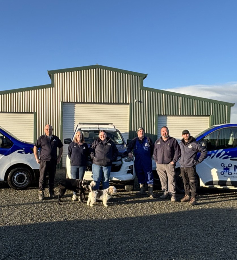 Milk R Us Team Photo with Lars, Toni, Zoe, Mark, Marty and Stefan