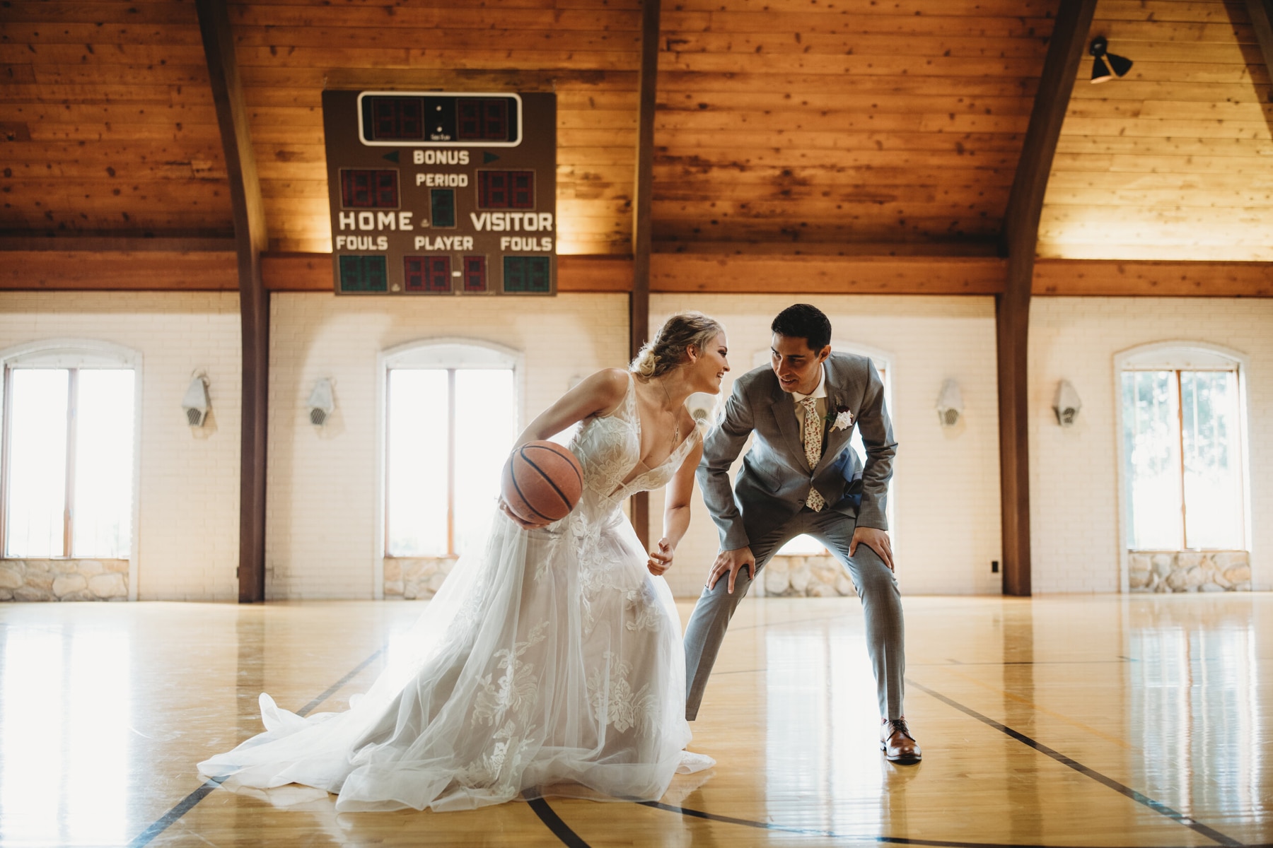 Bride and bridesmaid at Satolah Creek Farm wedding venue in North Georgia