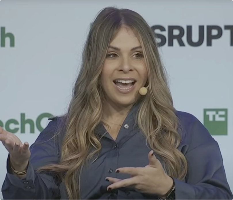 Heather Doshay speaking on stage at 2024 TechCrunch Disrupt